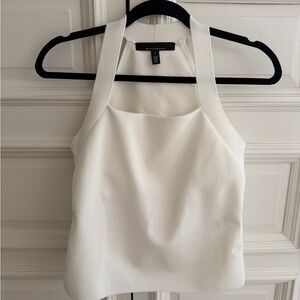 White House Black Market Ivory Knit Top